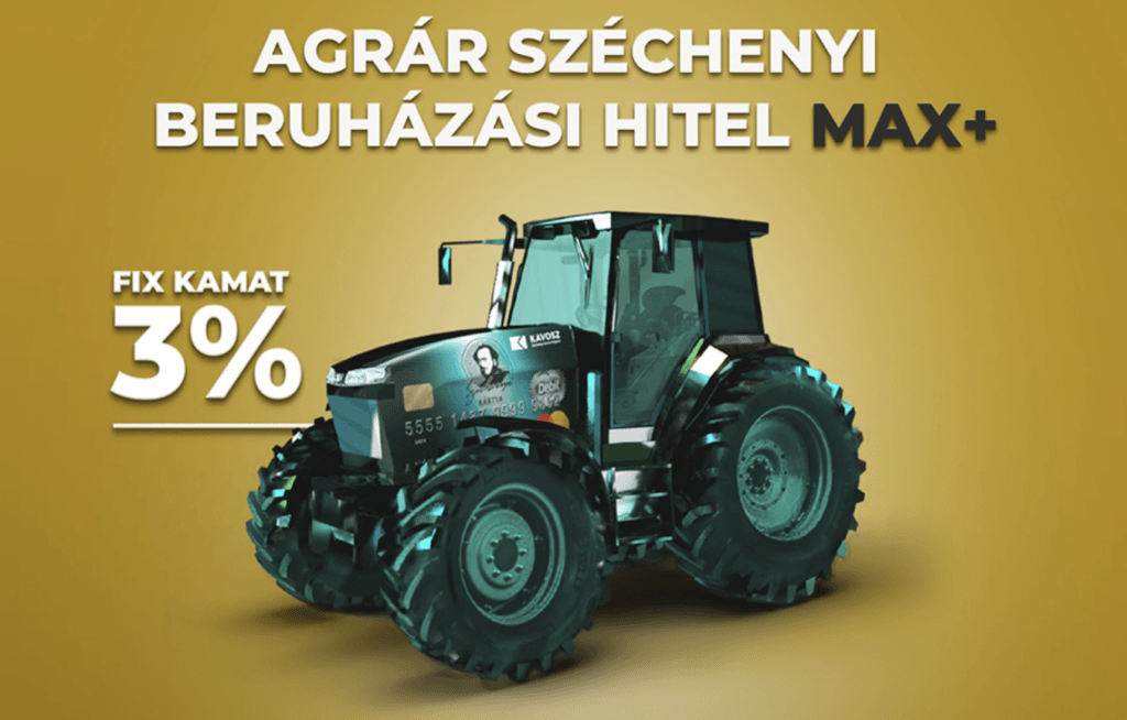 AGRÁR SZÉCHENYI BERUHÁZÁSI HITEL MAX+
