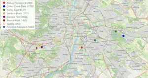 Otthon Start Program Kiemelt lakásfejlesztési projektek Budapest térképén